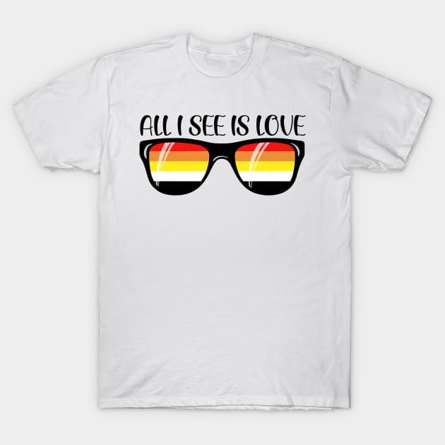 Lithsexual Sunglasses - Love T-Shirt by Blood Moon Design